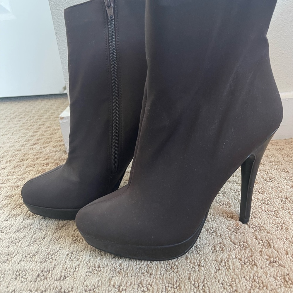 Charles David booties never been worn.